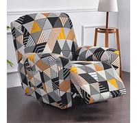 Housse De Fauteuil Inclinable À Motifs avec Poches Latérales Et Bords Sécurisés(I)