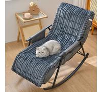 Housse de Fauteuil inclinable, Coussin Doux et Moelleux, Housse antidérapante, Housse Lavable pour Animaux de Compagnie et Chiens, Bleue, 50 x 180 cm