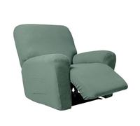 Housse de fauteuil inclinable jacquard élastique, 1/2/3 places, élasthanne épais, antidérapante, convient à toutes les saisons, convient aux fauteuils inclinables électriques et manuels(Green,1Seat)