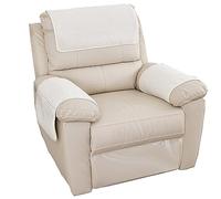 Housse de Fauteuil Relax Canapé D'appui-Tête avec Poche Latérale, pour Protege de Meubles(1900,2 Seaters Sofa Arm Cover)
