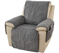 Housse De Fauteuil Relax Matelassé Couvre Fauteuil Inclinable Doux Protecteur Canapé 1 Place Antidérapant Pour Animaux De Compagnie Pour Chaise Canapé Décorativ Housse De Protection Pour Meubles, ( Co