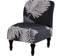 Housse de Fauteuil sans Accoudoir, Élasticité Housse de Fauteuil Club Relax inclinable Cabriolet Couvre de Canapé 1 Place Fauteuil Protecteur Chaise Lavable Housse de Fauteuil de Bureau ( Color : F )