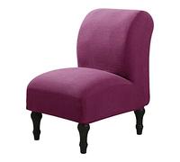 Housse de Fauteuil sans Accoudoir Élastique Couleur Unie Housse de Chaise d Appoint Couvre de Canapé 1 Place Durable Housse de Protecion de Fauteuil Relax en Tissu Jacquard Lavable (Color : #23)