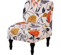 Housse de Fauteuil sans Accoudoir,Extensible 1 Place Housse De Chaise,Elastique Housse De Canapé Housse De Salle à Manger Amovible Lavable pour Salon Chambre (Color : #5, Size : 2PCS)