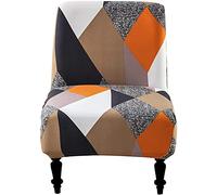 Housse de Fauteuil sans Accoudoir,Extensible 1 Place Housse De Chaise,Elastique Housse De Canapé Housse De Salle à Manger Amovible Lavable pour Salon Chambre (Color : #9, Size : 2PCS)