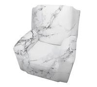 Housse de fauteuil simple à texture marbrée, extensible, élastique, protection de meubles d'art géométrique, antidérapante, pour salon, bureau, hôtel, décoration