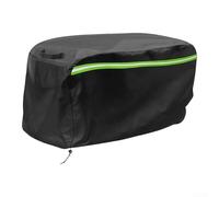 Housse de fendeuse de bûches résistante à l'eau et au soleil fabriquée en tissu Oxford de qualité supérieure pour une utilisation toute l'année (PVC 600D noir)