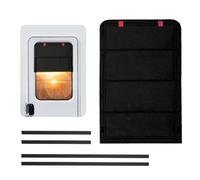 Housse de fenêtre de porte - Occultant - Protection UV - Protection contre la chaleur - Pour camping, pique-nique, voyage, road trips, parking en plein air et été