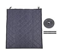 Housse de fenêtre isolante 3 couches en tissu Oxford, garnie de coton, antigel, pour l'hiver, idéale pour le salon, la cuisine et le grenier. (47*Votre coup de couteau)