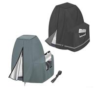 Housse de filtre à sable fabriquée à partir de tissu Oxford 420D, design facile d'accès avec fermetures éclair pour l'entretien du manomètre (gris)