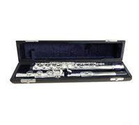 Housse de flûte pour 16 à 17 trous fabriquée à partir de cuir synthétique, parfaite pour le voyage et le rangement (17 trous)