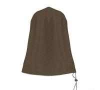 Housse de fontaine d'extérieur : protection imperméable et anti-poussière pour votre jardin, pour les installations extérieures (couleur café)