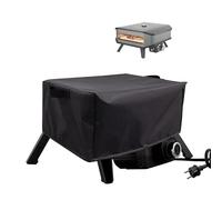Housse de four à pizza, accessoire à pizza, Oxford 420D, pour four à gaz Cozze 90347 17", étanche, avec double cordon de serrage réglable, housse en tissu pour protection extérieure (62 x 62 x 28 cm)