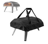 Housse de four à pizza Ooni Koda 12, 420D, étanche, sac de transport en tissu Oxford, four à pizza avec nouvelle poche supérieure zippée, accessoires de four à pizza, noir, 63 x 41 x 16 cm