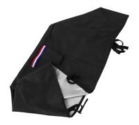 Housse de Foyer Extérieur Robuste 420d Noire, Ajustable | Protection Intégrale, Sangles Réglables et Aérations, Poignée Intégrée, Usage Patio et Conditions Neigeuses