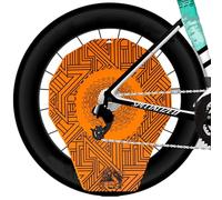 Housse de frein à disque de vélo - Couvercle anti-salissure, résistant à la chaleur Installation facile VTT Housses de protection contre le lavage pour la protection du frein à disque