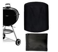 Housse de fumeur, pour foyer, housse de barbecue d'extérieur ronde, imperméable, tissu Oxford 210D, protection haute performance résistante UV avec cordon de serrage pour l'intérieur, la terrasse