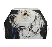 Housse de fumoir esthétique pour Golden Retriever - Résistante à la décoloration et aux UV - 165 cm - Imperméable - Résistante à la décoloration et aux UV - Avec cordon de serrage réglable pour