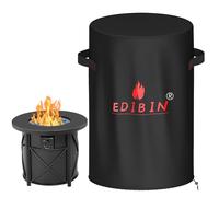 Housse de fumoir ronde pour barbecue d'extérieur Bali - Étanche - Convient pour barbecue Fireside360 (pour foyer Bali Outdoors de 58,4 cm)