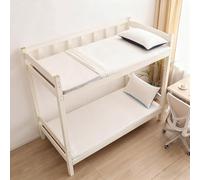 Housse de futon à fermeture éclair pour matelas futon japonais - Housse de matelas futon en coton délavé, brossé, doux et respirant, pour dortoir, chambre à coucher (beige, 90 x 200 cm)