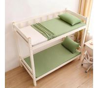 Housse de futon à fermeture éclair pour matelas futon japonais - Housse de matelas futon en coton délavé, brossé, doux et respirant, pour dortoir, chambre à coucher (vert, 120 x 200 cm)