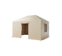 Housse de Gazebo Hiver 310x441cm Toit Rigide Toutes Saisons PE Haute Densité