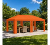 vidaXL Bâche de tonnelle 6 x 3 m rouge bordeaux polyester 190, auvent de jardin, solution parfaite pour l'ombre, grand polyester imperméable pour fêtes d'été