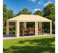 vidaXL Bâche de tonnelle 6 x 3 m anthracite polyester 190, auvent de jardin, solution parfaite pour l'ombre, grand polyester imperméable pour fêtes d'été
