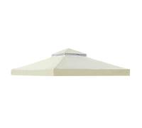 Housse De Gazebo - Protection UV Résistante 3 X 3 M | Housse De Remplacement pour Toit Tente Extérieure | pour Extérieur Jardin Bord Piscine Plage Barbecue Camping Pique-Nique Fête