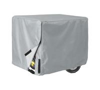 Housse de Générateur Étanche Coupe-Vent 420D Protection Anti-Poussière pour Jardin Terrasse Couverture Légère avec Sangles Gris(Gray,66x51x51cm)