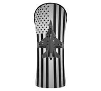 Housse de golf F-15 avions de chasse militaires, couvre-chefs imperméables avec étiquettes numérotées pour pilotes de golf hybrides pour homme