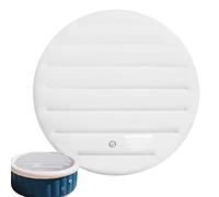 Housse de Gonflable de 1,4 m, Couvercle Rond à économie d'énergie, Couvercle Gonflable avec Valve de gonflage et de dégonflage Rapide et Facile, imperméable et résistant aux UV, Conserve la