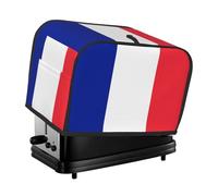Housse de grille-pain 2 tranches imprimée drapeau français - Anti-poussière, résistante à l'huile, protège les petits appareils de cuisine