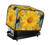 Housse de grille-pain à 2 tranches avec deux poches pour ranger les couteaux, housse super douce pour appareil électroménager, housse de protection pour petit four de cuisine, housse de protection
