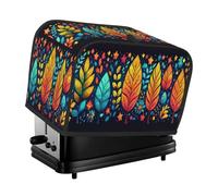 Housse de grille-pain à 2 tranches avec poches pour protéger la poussière et les traces de doigts Motif étoiles colorées