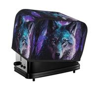 Housse de grille-pain à 2 tranches avec poches - Violet Sky Wolf Fashions - Housse de grille-pain grille-pain grille-pain à 2 tranches pour cuisine
