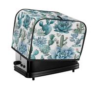 Housse de grille-pain à 2 tranches pour aquarelle, cactus, succulentes, petit appareil, grille-pain, housse anti-poussière pour cuisine, cadeaux
