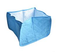 Housse de grille-pain conviviale pour appareils standard à 2 ou 4 tranches, garde votre cuisine organisée et propre (bleu L)