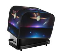Housse de grille-pain Cosmic Saturn, adaptée pour un design à large fente, avec sac de rangement latéral, facile à nettoyer, résistant à la poussière, adapté pour la cuisine.
