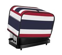 Housse de grille-pain drapeau de la Thaïlande, adaptée pour une large fente, avec sac de rangement latéral, facile à nettoyer, résistante à la poussière, adaptée pour la cuisine.