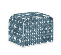 Housse de Grille-Pain Étoile Blanche Toile Polyester-facilement pliable pour rangement,Durable et lavable,pour grill-pains standards et extra-larges,garde Équipement Propre et intact