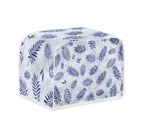 Housse de Grille-Pain Herbe Bleue Toile Polyester-Résistante aux déchirures,anti-poussière,lavable avec Convient aux grill-pains 2 et 4 tranches, Protège l'appareil contre la saleté et les rayures