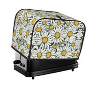 Housse de grille-pain lavable à 2 tranches avec poches, anti-poussière et lavable en machine