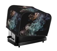 Housse de grille-pain matelassée à 4 tranches avec poignée pour grille-pain psychédélique fumée, housse anti-poussière pour la maison, la table et la cuisine
