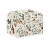 Housse de Grille-Pain Plantes Vertes Toile Polyester-facilement pliable pour rangement,Durable et lavable,pour grill-pains standards et extra-larges,garde Équipement Propre et intact