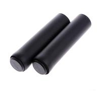 Housse de guidon en mousse souple pour vélo, poignée en silicone avec paroi intérieure antidérapante (noir)