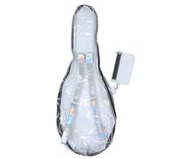 Housse de Guitare à Double Bretelle Folk Transparente 39/40/41 Pouces