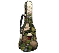 Housse de guitare acoustique, étanche, convient pour guitare de 101,6/104,7 cm, grand sac de transport pour guitare avec couche de protection, plusieurs poches, hérisson mignon, multicolore,
