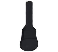 Housse de guitare légère pour guitare classique en tissu noir - Convient pour les guitares classiques de taille - Résistant aux intempéries - Facile à transporter, Size: 94 x 35 cm (1/2)