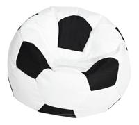 Housse de Haricot Pouf Coussin de Terre Siège Poire Football Imprimé, 80 cm